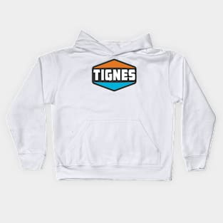 Ski Tignes France Skiing Tarentaise Valley Rhône-Alpes Val d'Isère Kids Hoodie